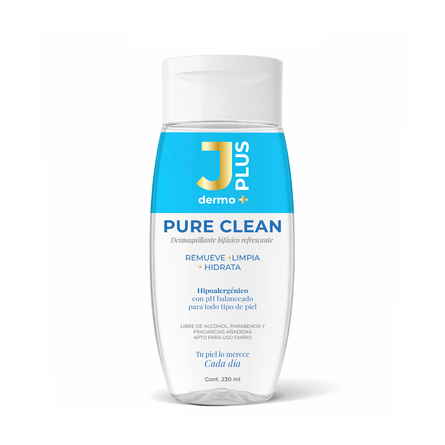 Pure Clean - Desmaquillante bifásico refrescante 230 ml.