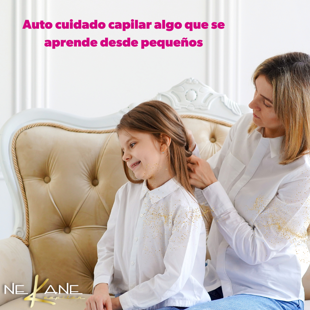 El autocuidado capilar debe enseñarse desde temprana edad