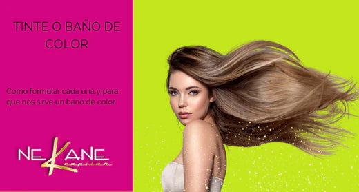 Diferencia entre tinte y baño de color