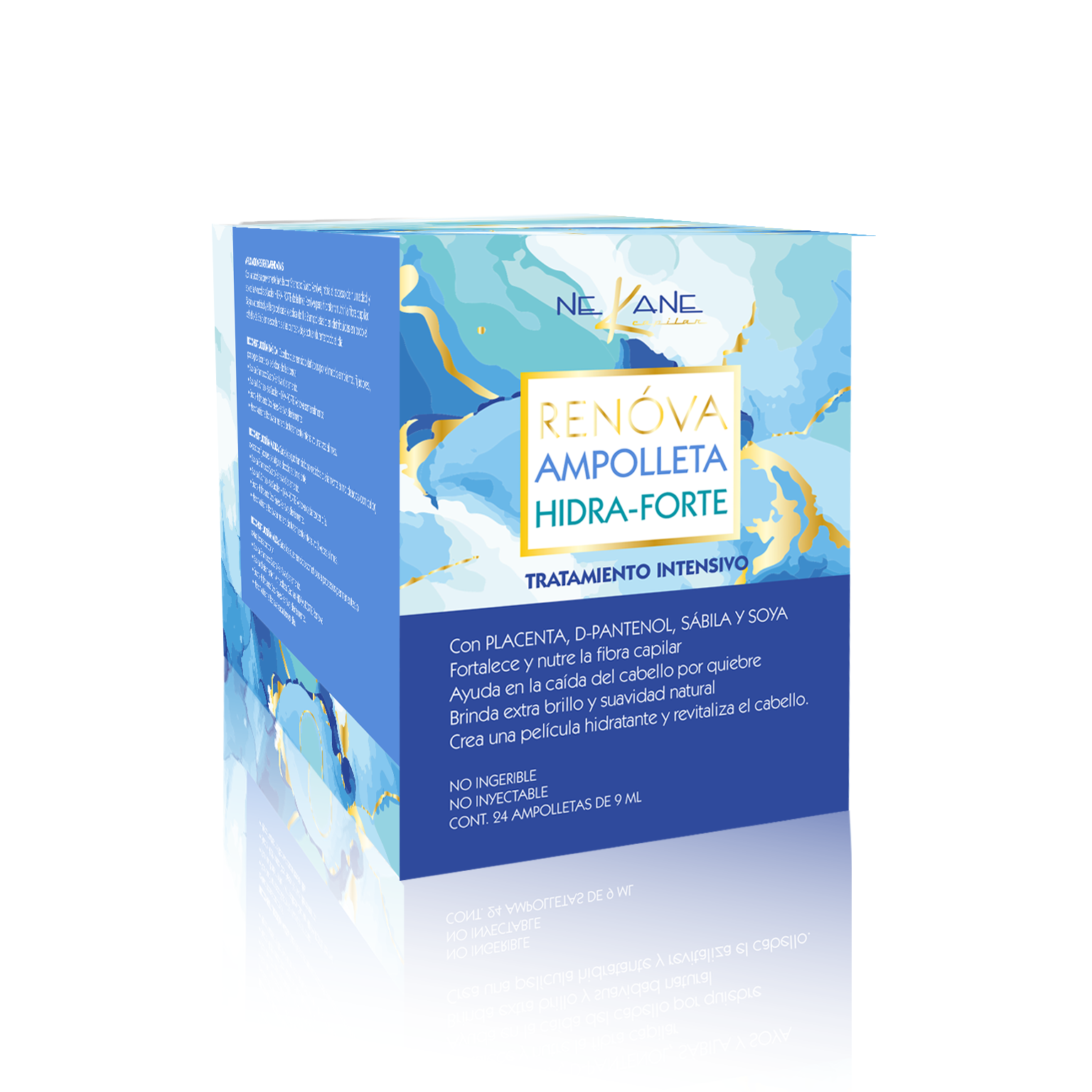 PACK 24 pzs Ampolleta hidra-forte Renóva 9ml