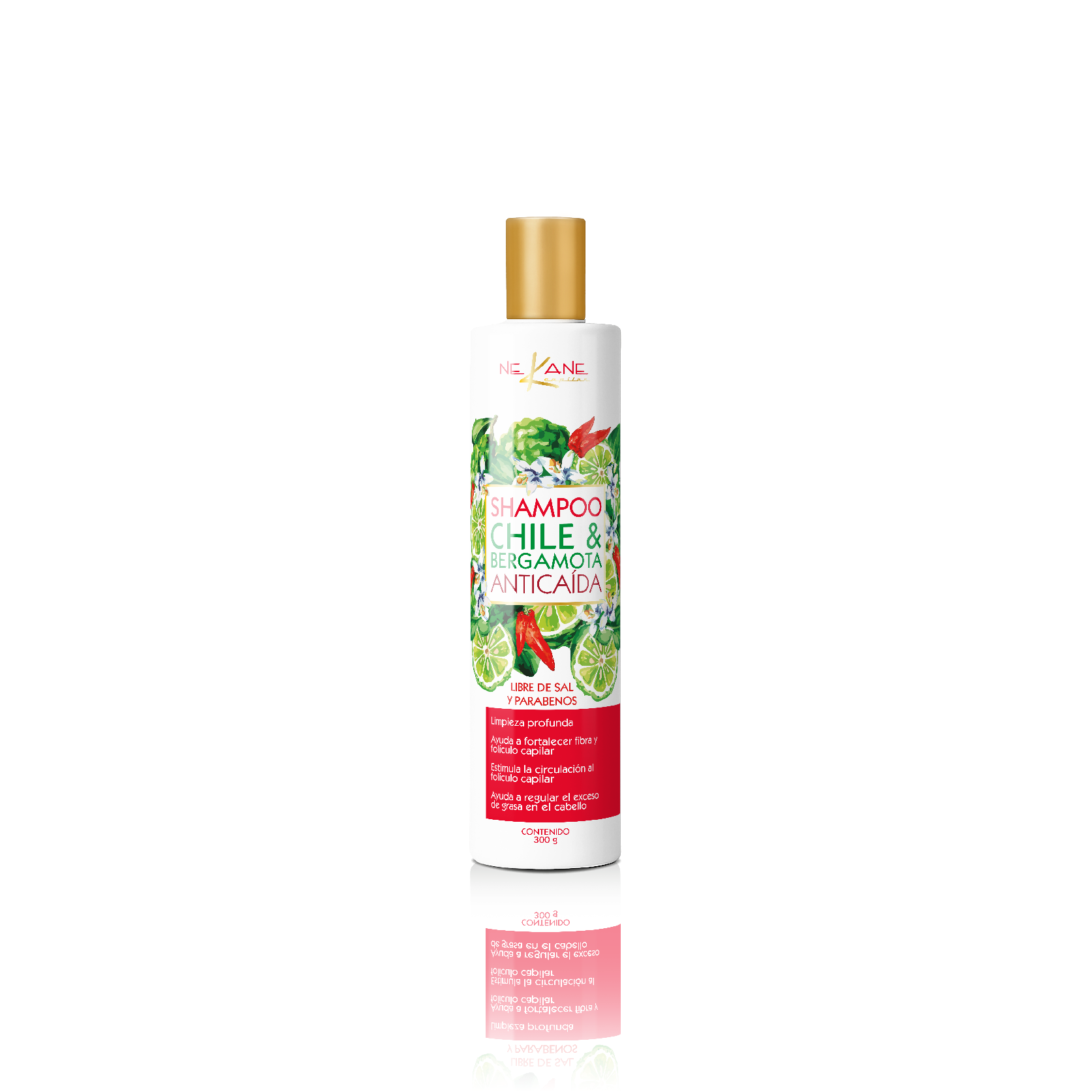 Shampoo de Chile & Bergamota Anticaída 300g