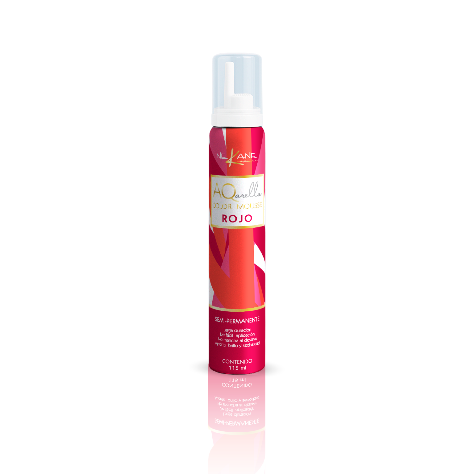 AQarella Mousse Rojo 115ml