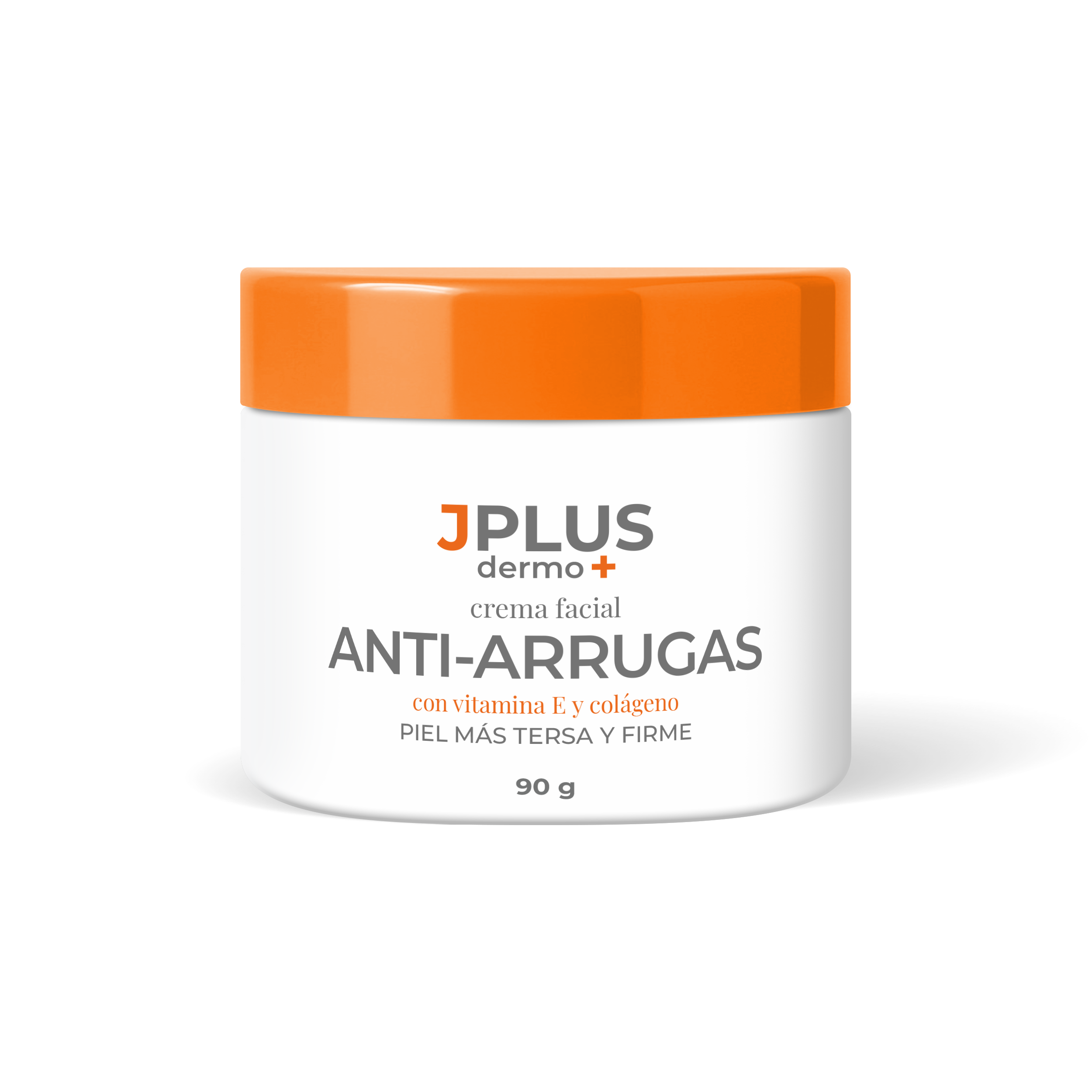 Crema facial Anti-Arrugas con vitamina E y colágeno 90 g.